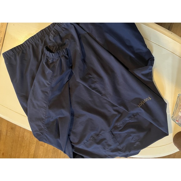 Footjoy Navy Windbreaker V-Neck Lightweight Pullover Golf Rain Jacket Mens L - Picture 7 of 7